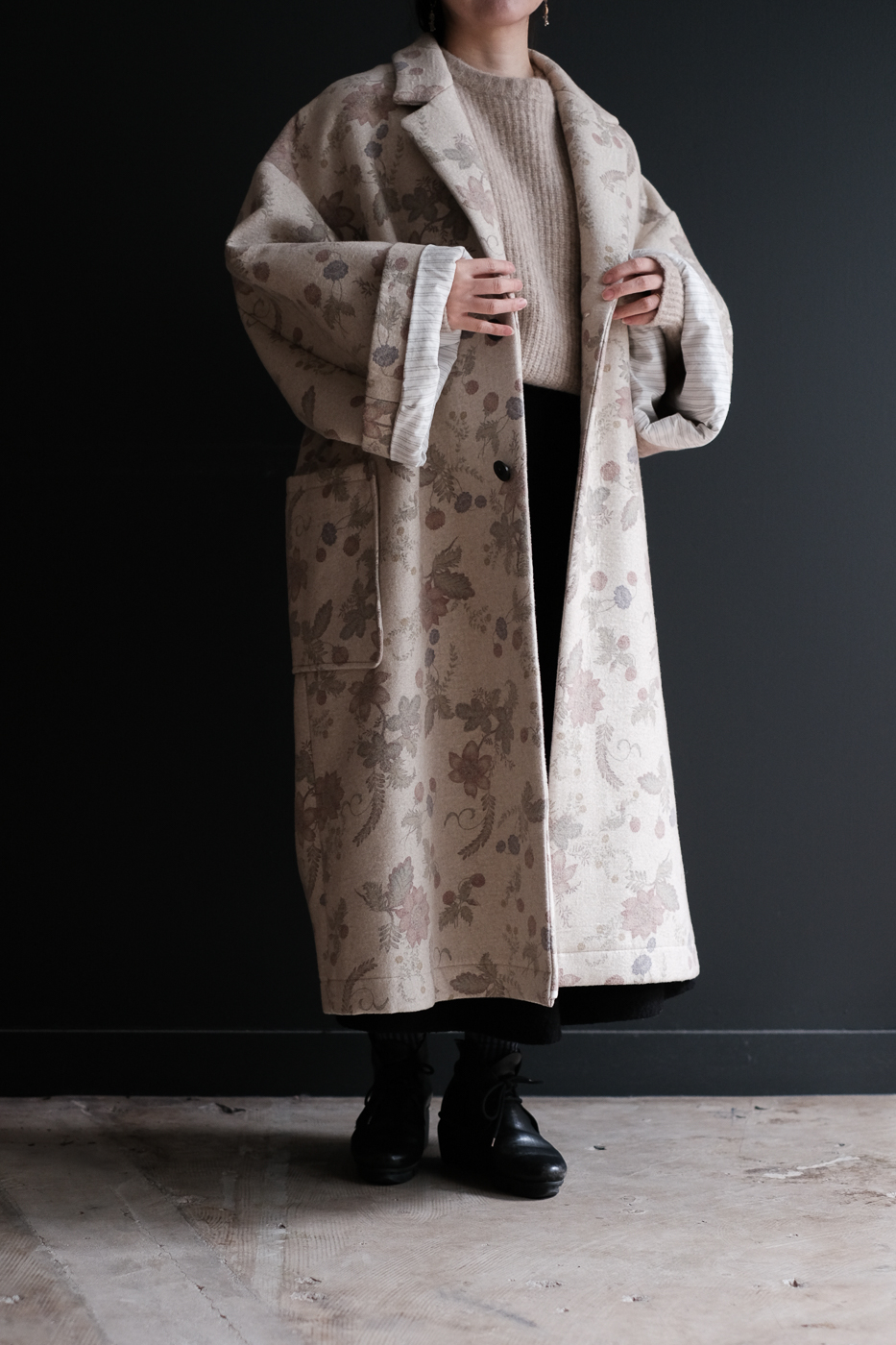 Chapter 09 : Flower needle ワイドスリーブコート col.botanical | Re;li