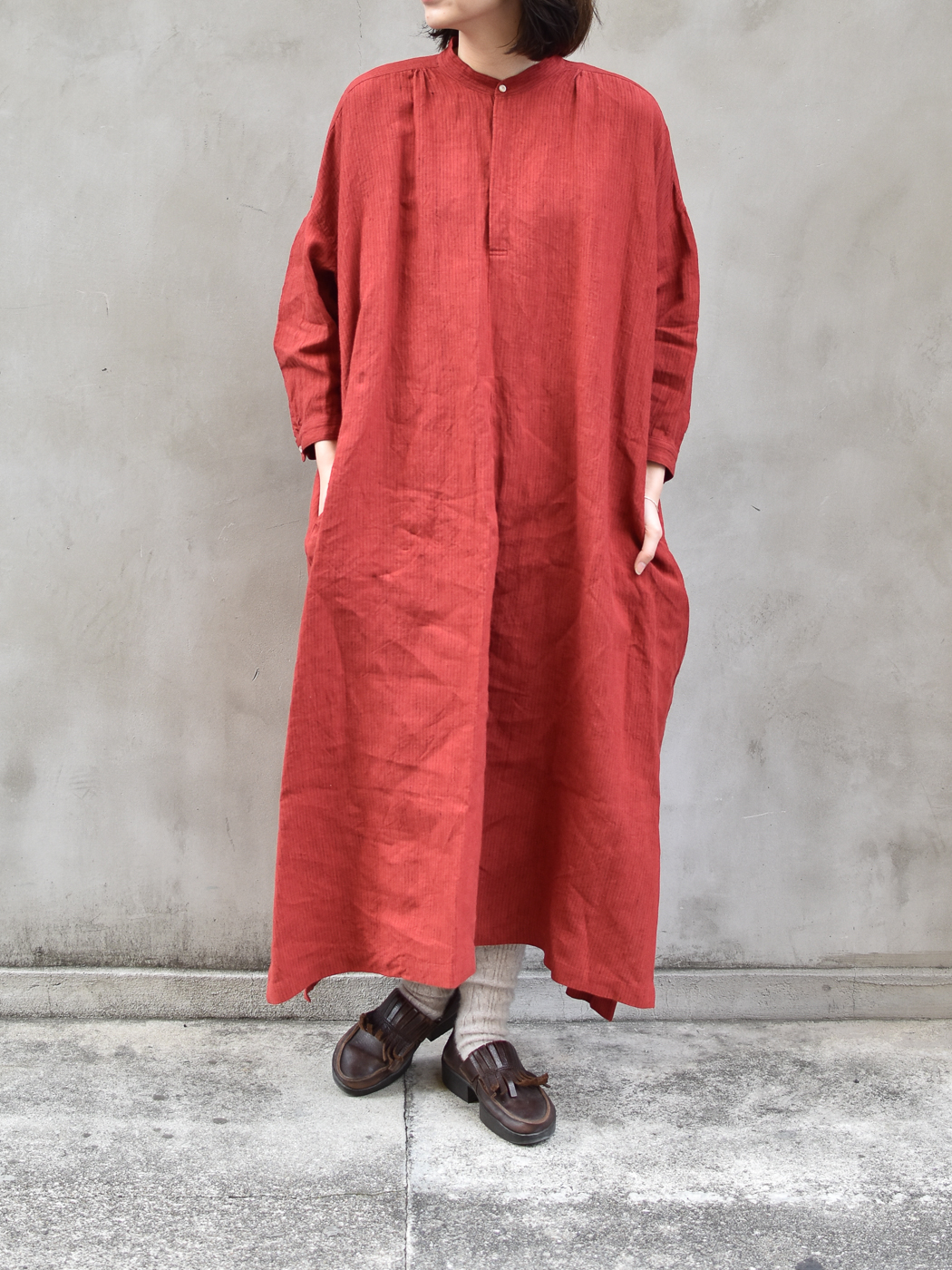 peasant dressⅡ col.red stripe | Re;li