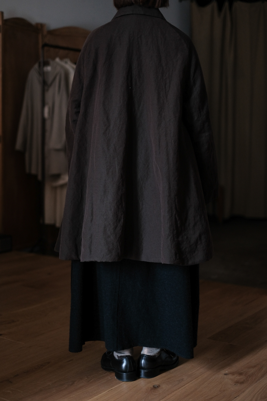 ジャケット・アウター kaval Dohchu Linen Coat Dohchu coat (Wool linen twill) col.khaki | Re;li