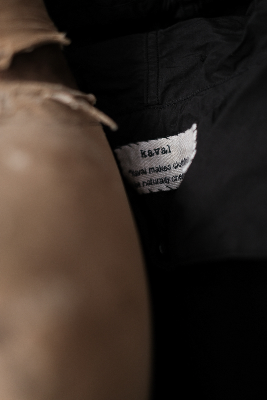 Fish tail long coat (Cotton silk typewriter) col.black | Re;li