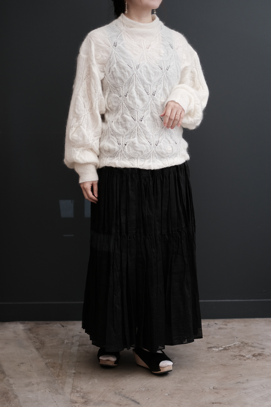 off-white モヘアニット セーター OFF-WHITE オフホワイトニット