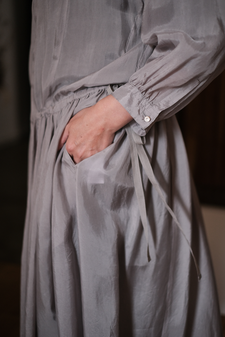 L'or Sleeveless Coat Dress ロル 【10cm丈詰め済】 L'or Sleeveless Coat Dress ロル 【10cm丈詰め済】 Sleeveless Trench